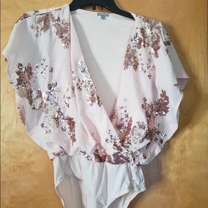 Rose Gold and Blush Bodysuit